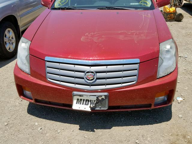 1G6DP567550202356 - 2005 CADILLAC CTS HI FEA RED photo 9