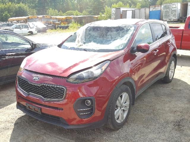 KNDPM3AC6H7124760 - 2017 KIA SPORTAGE L RED photo 2