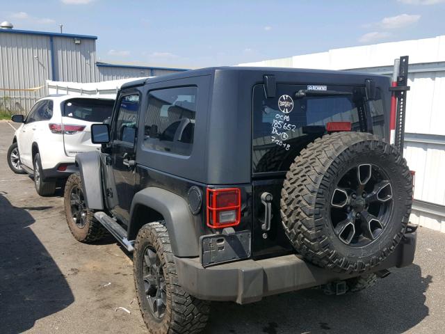 1J4FA24108L615626 - 2008 JEEP WRANGLER X BLACK photo 3