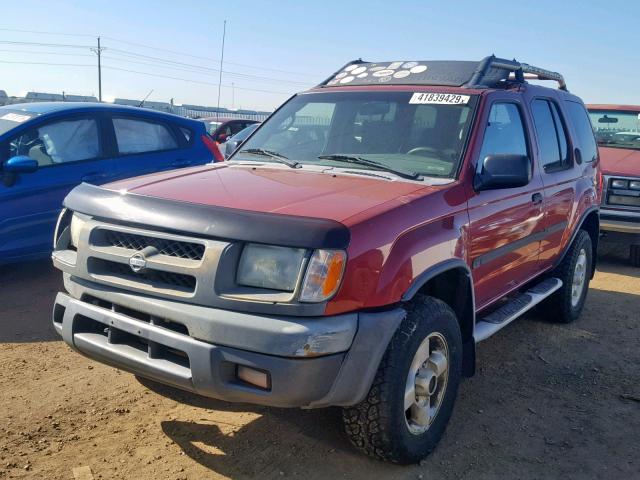 5N1ED28Y51C576954 - 2001 NISSAN XTERRA XE RED photo 2