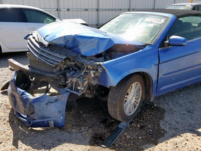 1C3LC55R78N233305 - 2008 CHRYSLER SEBRING TO BLUE photo 10