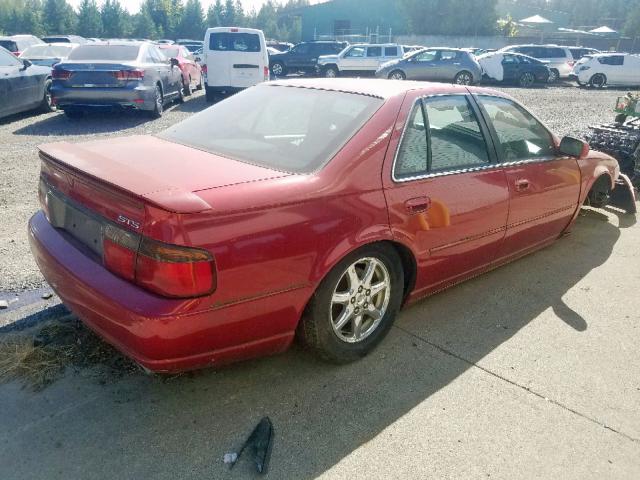 1G6KY549XWU920391 - 1998 CADILLAC SEVILLE ST RED photo 4