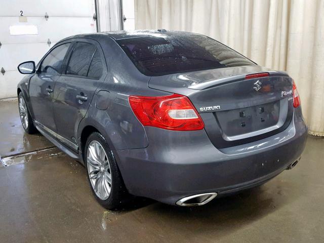 JS2RF9A89C6101088 - 2012 SUZUKI KIZASHI SP GRAY photo 3