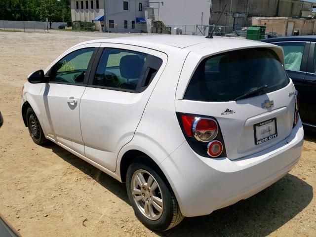 1G1JA6SH7C4162656 - 2012 CHEVROLET SONIC LS WHITE photo 3