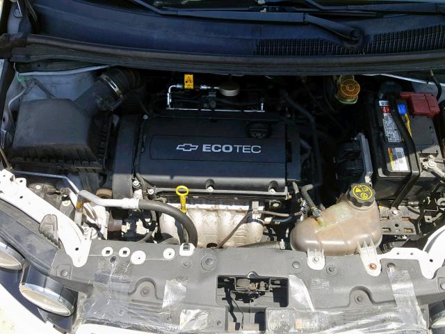 1G1JA6SH7C4162656 - 2012 CHEVROLET SONIC LS WHITE photo 7
