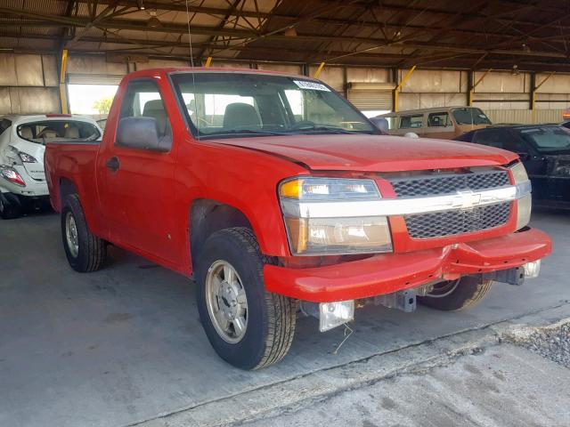 1GCCS148768276876 - 2006 CHEVROLET COLORADO RED photo 1