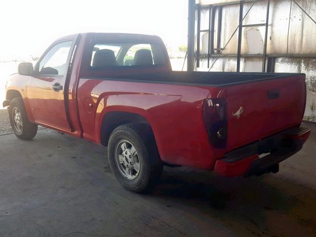 1GCCS148768276876 - 2006 CHEVROLET COLORADO RED photo 3