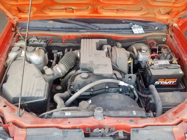 1GCCS148768276876 - 2006 CHEVROLET COLORADO RED photo 7