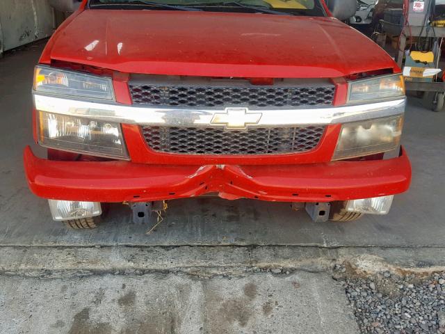 1GCCS148768276876 - 2006 CHEVROLET COLORADO RED photo 9