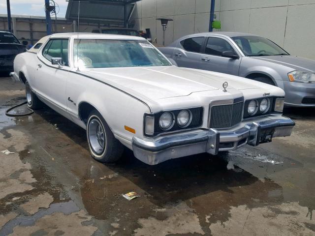 6A93H561088 - 1974 MERCURY COUGAR WHITE photo 1