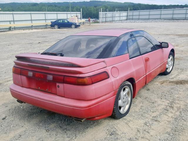 JF1CX8657TH100764 - 1996 SUBARU SVX LSI RED photo 4