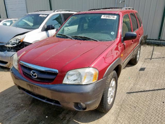 4F2CZ961X3KM38881 - 2003 MAZDA TRIBUTE ES 红色 照片 2