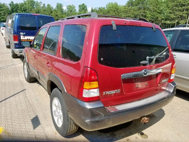 4F2CZ961X3KM38881 - 2003 MAZDA TRIBUTE ES 红色 照片 3