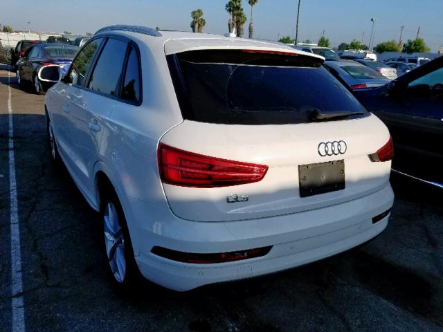 WA1BCCFS3JR012919 - 2018 AUDI Q3 PREMIUM WHITE photo 3