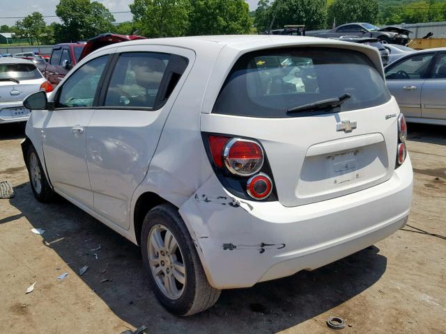 1G1JA6SH0C4140210 - 2012 CHEVROLET SONIC LS WHITE photo 3