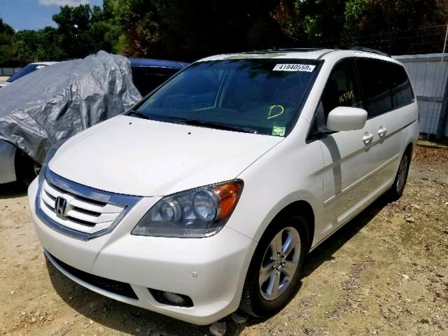 5FNRL3H90AB108768 - 2010 HONDA ODYSSEY TO WHITE photo 2