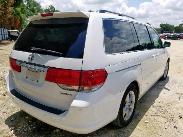 5FNRL3H90AB108768 - 2010 HONDA ODYSSEY TO WHITE photo 4