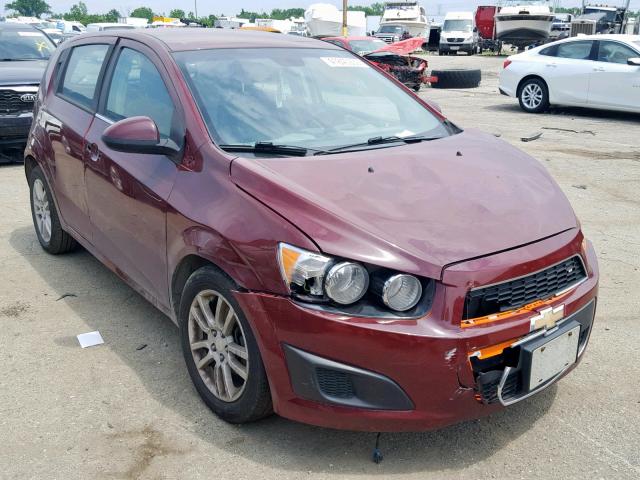 1G1JA6SH3C4197856 - 2012 CHEVROLET SONIC LS BURGUNDY photo 1