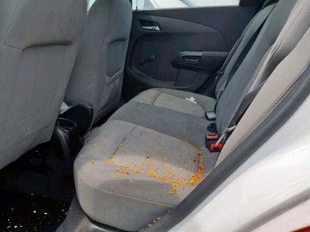 1G1JA6SH3C4197856 - 2012 CHEVROLET SONIC LS BURGUNDY photo 6