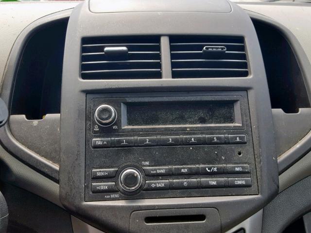 1G1JA6SH3C4197856 - 2012 CHEVROLET SONIC LS BURGUNDY photo 9