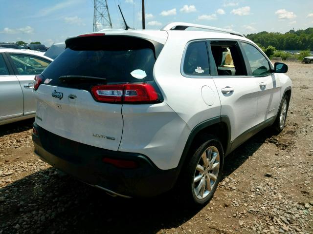 1C4PJLDS2EW241815 - 2014 JEEP CHEROKEE L WHITE photo 4