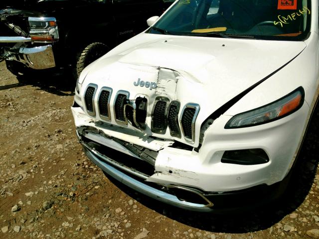 1C4PJLDS2EW241815 - 2014 JEEP CHEROKEE L WHITE photo 9