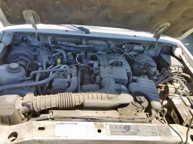 1FTYR10D62PA15856 - 2002 FORD RANGER WHITE photo 7