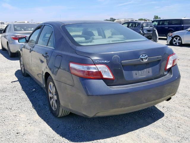 4T1BB46K98U045747 - 2008 TOYOTA CAMRY HYBR GRAY photo 3