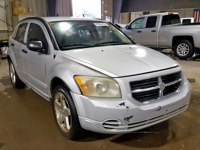 1B3HB48B87D115993 - 2007 DODGE CALIBER SX SILVER photo 1