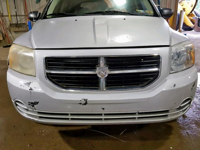 1B3HB48B87D115993 - 2007 DODGE CALIBER SX SILVER photo 9