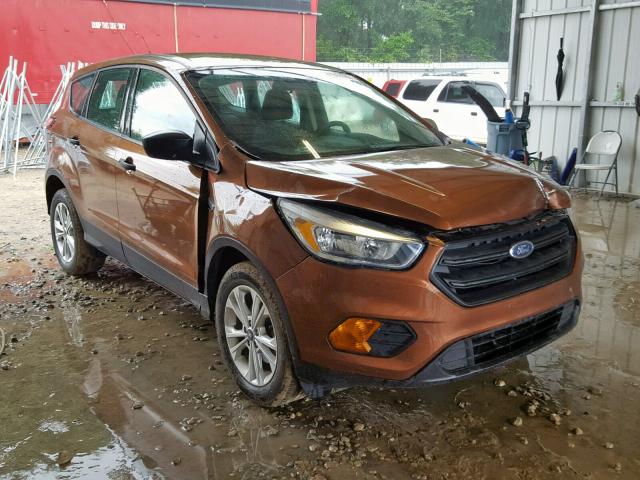 1FMCU0F79HUC44168 - 2017 FORD ESCAPE S BROWN photo 1