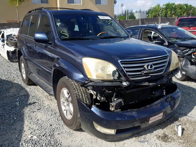 JTJBT20X130013558 - 2003 LEXUS GX 470 BLUE photo 1