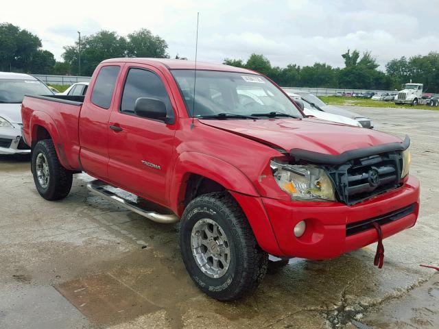 5TETU62N47Z346835 - 2007 TOYOTA TACOMA PRE RED photo 1