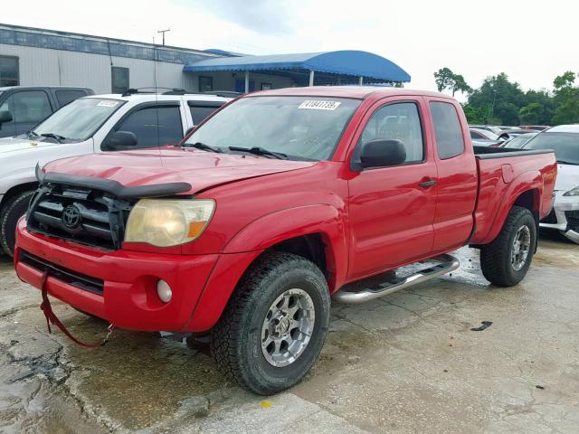 5TETU62N47Z346835 - 2007 TOYOTA TACOMA PRE RED photo 2