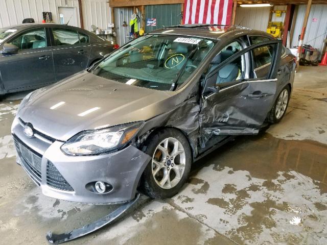 1FADP3J27EL160354 - 2014 FORD FOCUS TITA GRAY photo 2