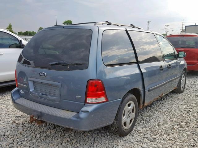 2FMZA51654BA95787 - 2004 FORD FREESTAR S BLUE photo 4