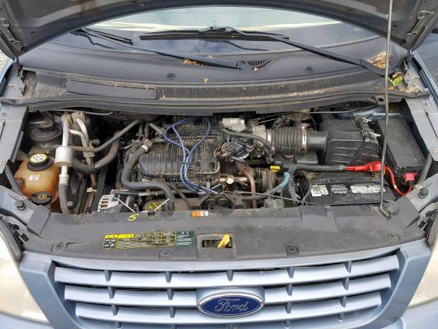 2FMZA51654BA95787 - 2004 FORD FREESTAR S BLUE photo 7