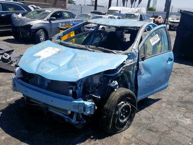 JTDKDTB30G1128622 - 2016 TOYOTA PRIUS C BLUE photo 2