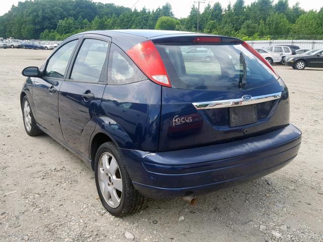 3FAFP37392R171779 - 2002 FORD FOCUS ZX5 BLUE photo 3