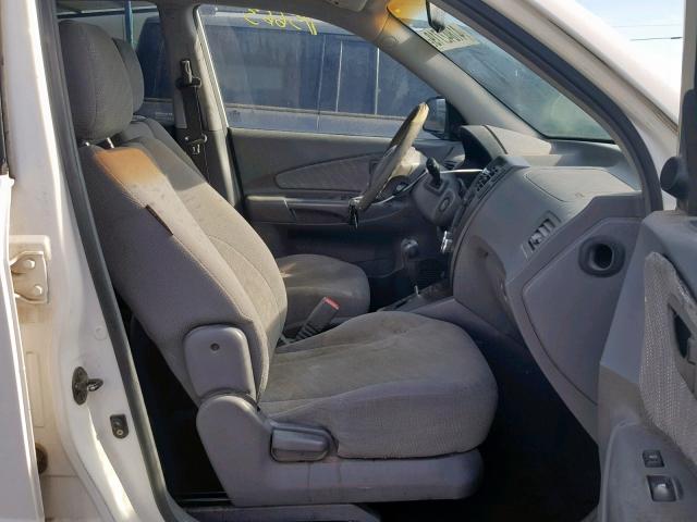 KM8JM12B35U078071 - 2005 HYUNDAI TUCSON GL WHITE photo 5