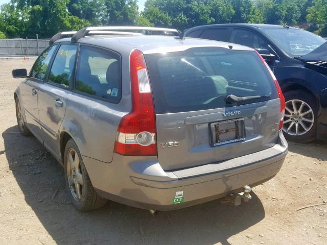 YV1MJ682752074433 - 2005 VOLVO V50 T5 GRAY photo 3