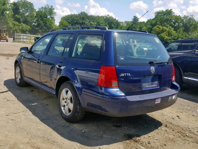 WVWSL61J34W140833 - 2004 VOLKSWAGEN JETTA GLS BLUE photo 3