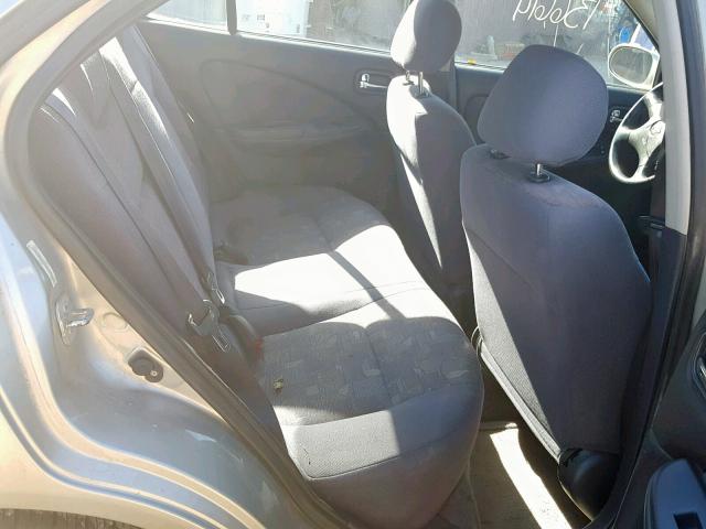 3N1BB51D91L117083 - 2001 NISSAN SENTRA SE SILVER photo 6