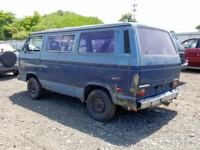 WV2YG0255CH148448 - 1982 VOLKSWAGEN VANAGON BU BLUE photo 3