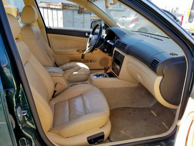 WVWTH63B82P065405 - 2002 VOLKSWAGEN PASSAT GLX 绿色 照片 5