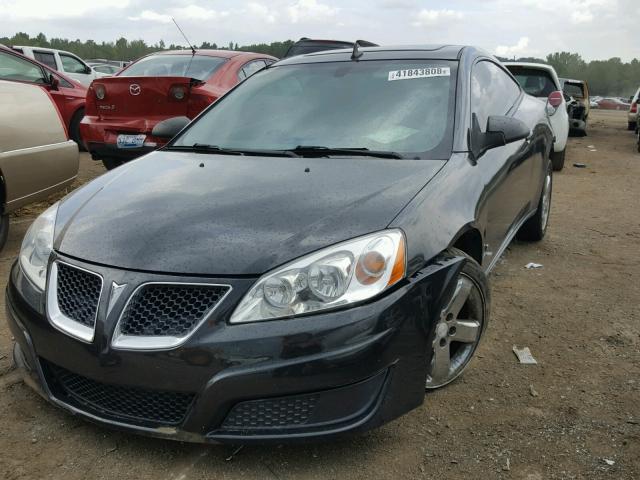 1G2ZH17N394153358 - 2009 PONTIAC G6 GT BLACK photo 2