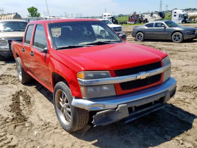 1GCCS136848180090 - 2004 CHEVROLET COLORADO RED photo 1