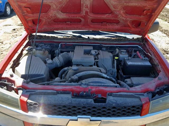 1GCCS136848180090 - 2004 CHEVROLET COLORADO RED photo 7