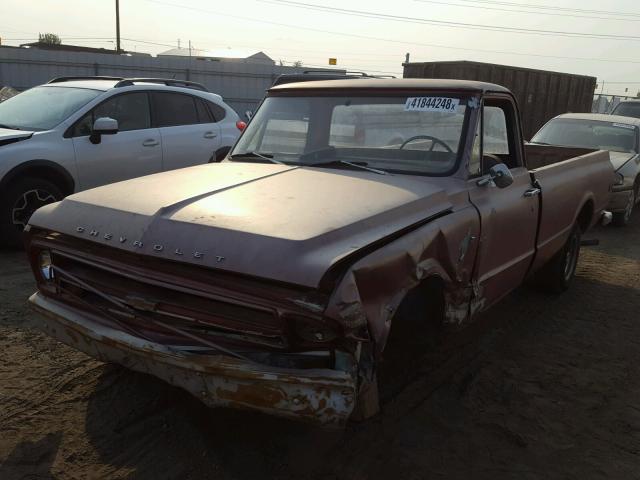 CS143J100785 - 1968 CHEVROLET C-10 RED photo 2