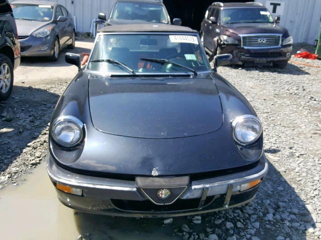 ZARBC5704J1059170 - 1988 ALFA ROMEO SPIDER QUA BLACK photo 9